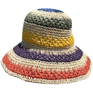 Chapeau de Paille en Forme de Bob